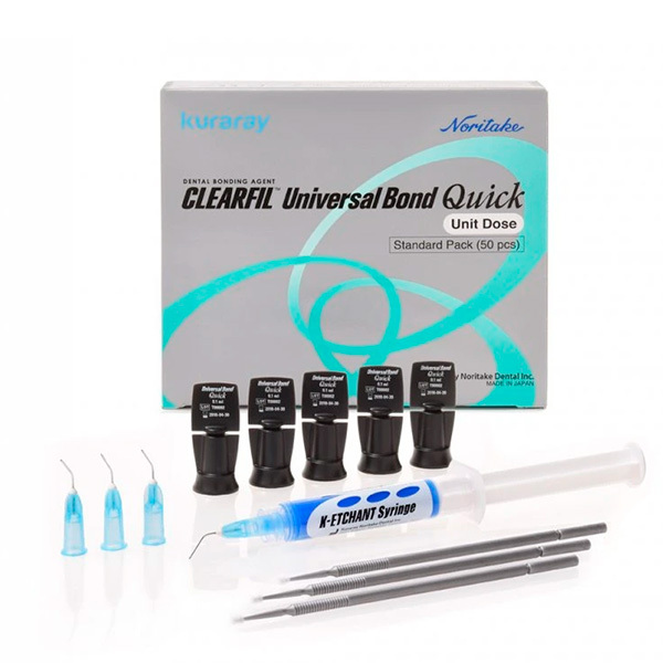 Universal bond quick 2 monodosis standard kit restauración kuraray