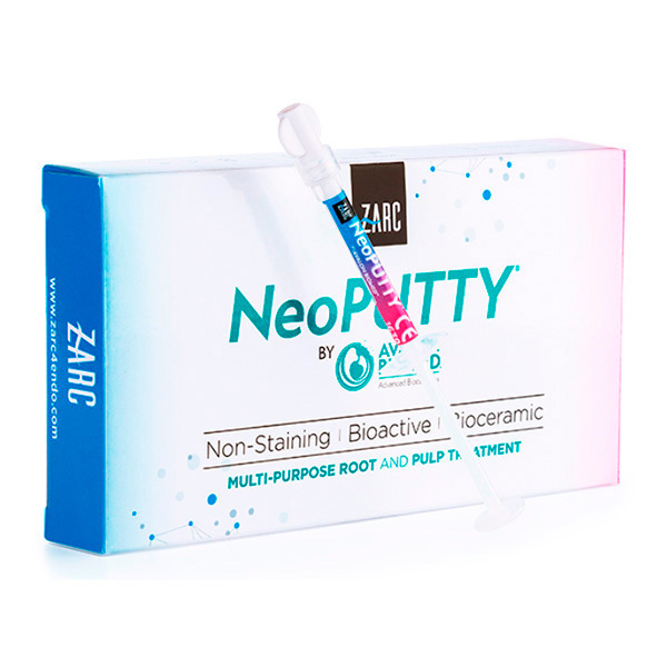 Cemento reparador neoputty biocerámico 1,2g zarc cementos zarc4endo