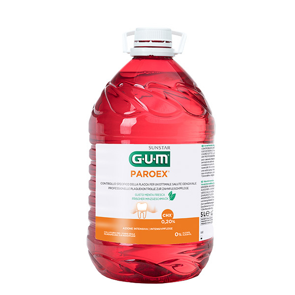 Enjuague paroex 5l con dosificador prevención y profilaxis gum