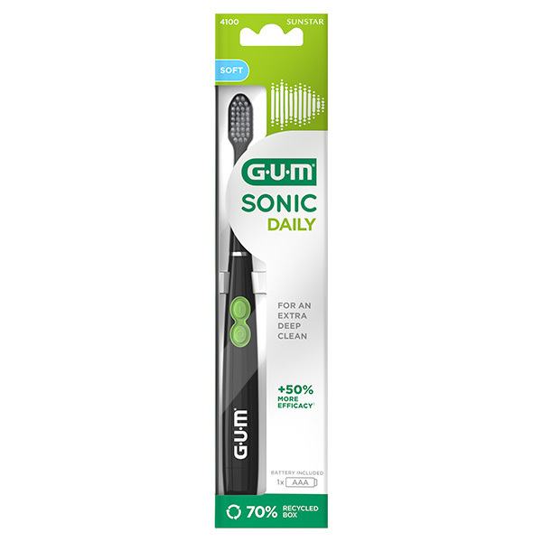 Gum sonic daily cepillo a pilas prevención y profilaxis gum