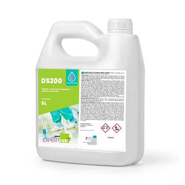 Ds200 desinfectante de superficies 5l desinfección expertlab