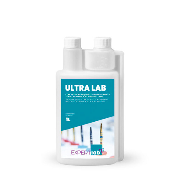 Ultra lab desinfectante de fresas trienzimático concentrado 1l desinfección expertlab