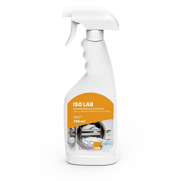 Iso lab desinfectante autoclaves 750ml esterilización y desinfección expertlab