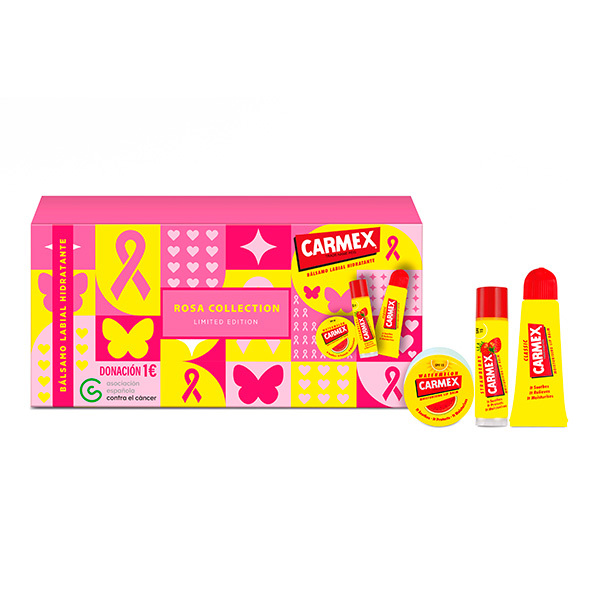 Caja solidaria rosa carmex prevención y profilaxis carmex