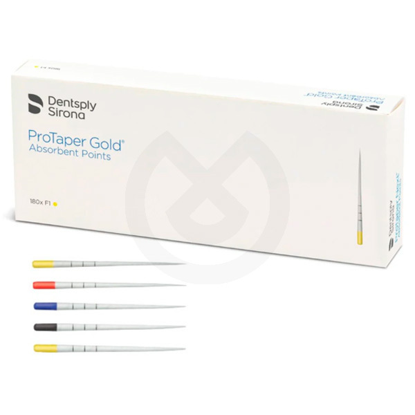 Puntas papel protaper gold f1 - f5 endodoncia dentsply maillefer