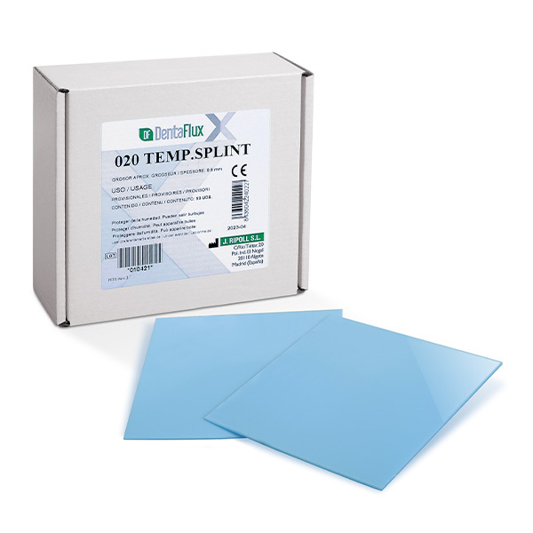 Planchas temporary splint .020 0,5mm. impresión dentaflux