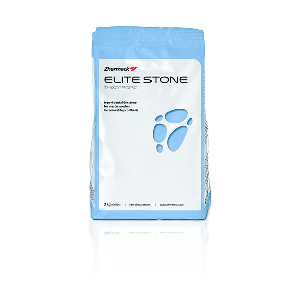 Elite stone yeso rosa tipo iv 3kg elaboracion modelos zhermack