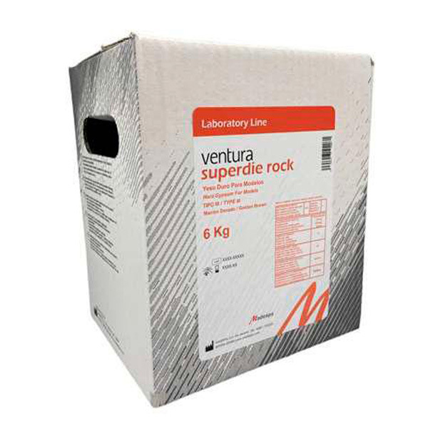 Yeso ventura superdie rock 6kg tipo iv/4 elaboracion modelos ventura