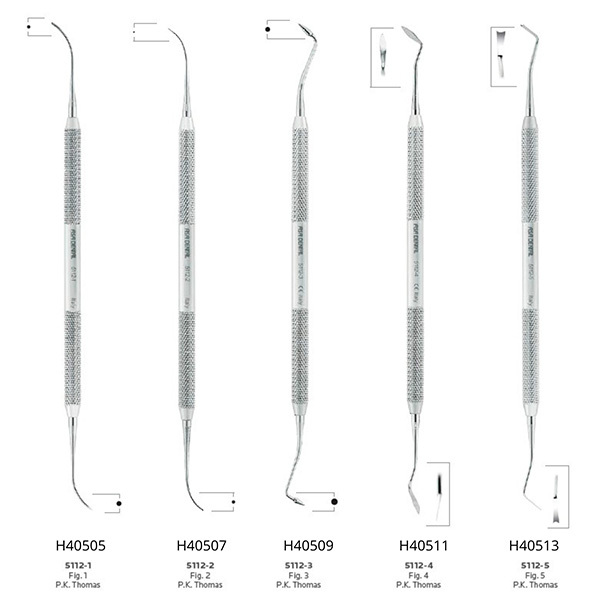 Instrumentos para modelar p.k. thomas 1ud. instrumental asa dental