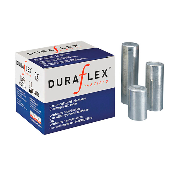 Duraflex cartuchos rosa medio 6u acrilicos/resinas myerson