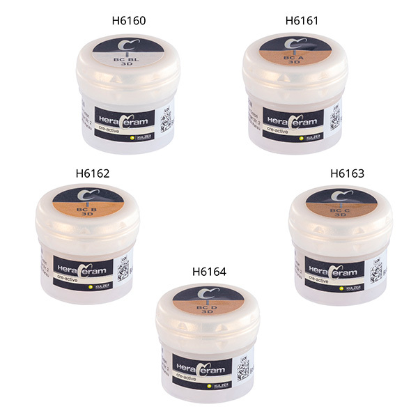 Hc cre-act. 3d body correct. bc bl, 2ml ceramicas kulzer