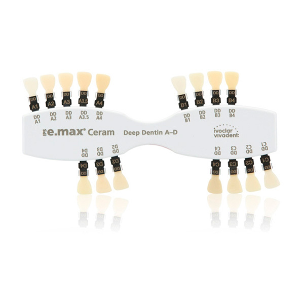 Guía color ips e.max ceram deep dentin a-d ceramicas ivoclar