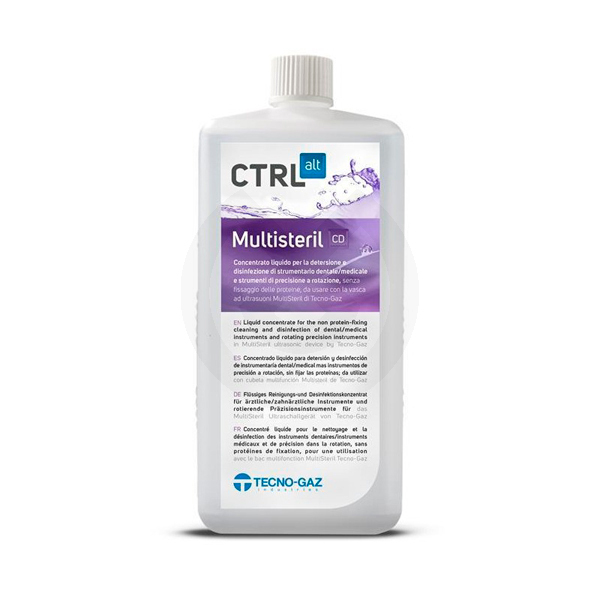 Líquido multisteril cd ctrl+alt esterilización y desinfección tecno-gaz