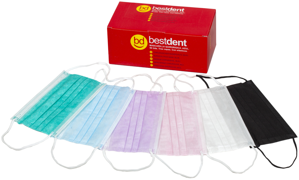 Mascherine bestdent con elastico monouso bestdent