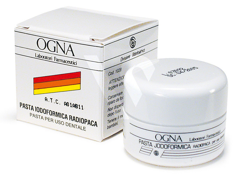 Pasta iodoformica radiopaca 15gr anestesia-farmacia ogna