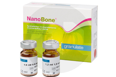 Nanobone (frasco de 0,6ml / particulas de 0,6mm) biomateriais artoss