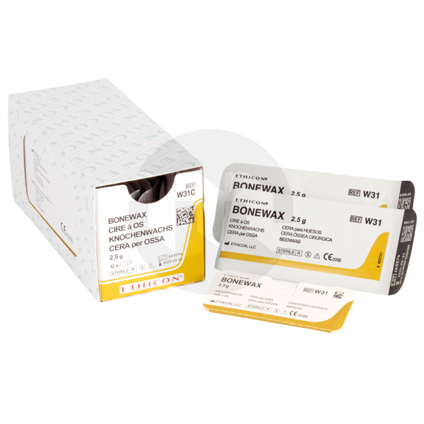 Cera hemostática para osso biomateriais ethicon