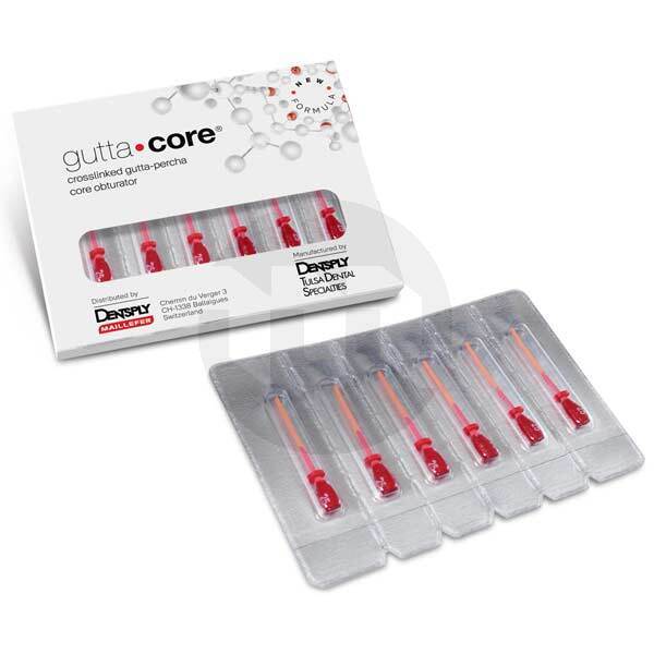 Guta-percha rosa gutta-core endodontia dentsply maillefer