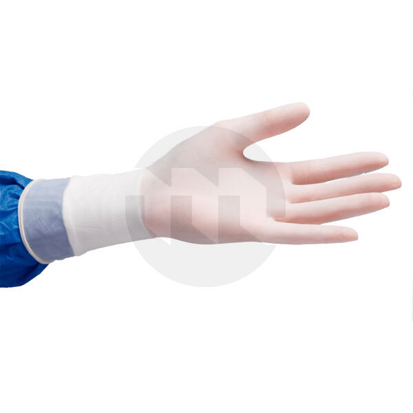 Luvas de látex esterilizadas sem pó naturflex descartáveis alle - euronda