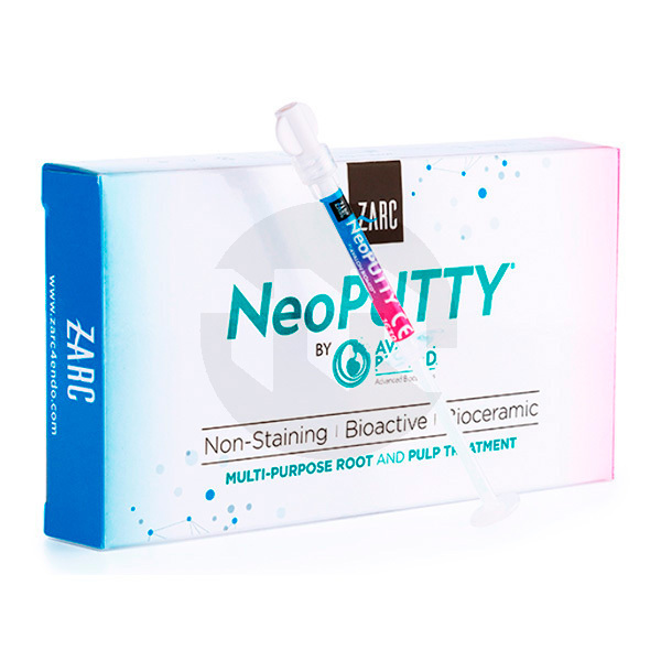 Cimento zarc neoputty bioceram (1,2g) restauração zarc4endo