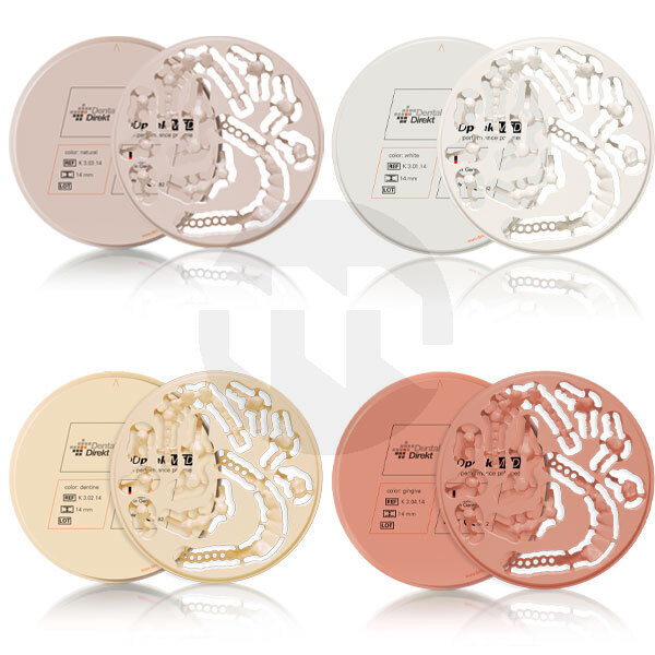 Discos dd peek med 16mm cad-cam dental direkt