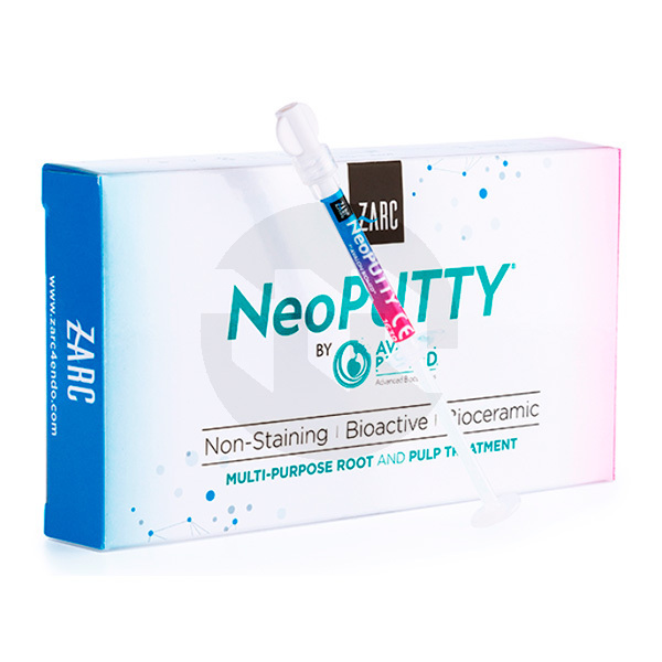 Cimento obturador biocerâmico neoputty zarc restauração zarc4endo