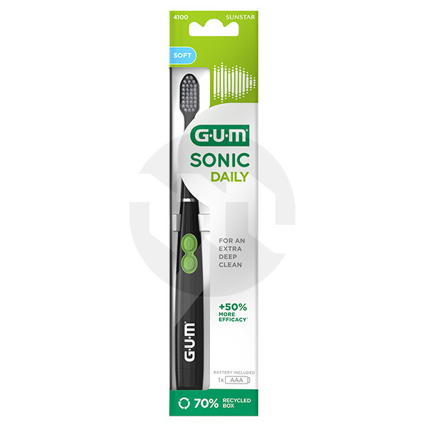 Escovas de dentes a pilhas gum sonic daily profilaxia gum