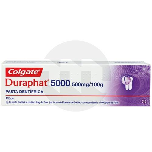 Pasta dentífrica duraphat 500ppm de flíor (500g/100ml) vários medicamentos colgate