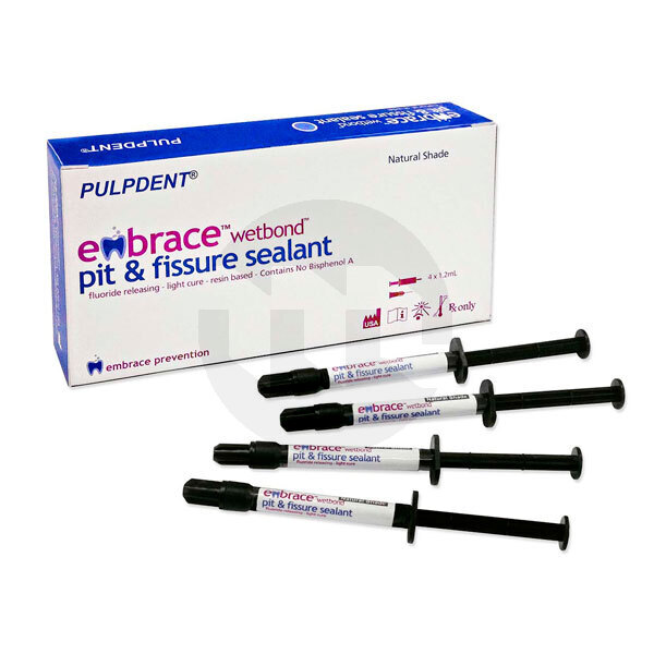 Selante de fissuras embrace wetbond branco opaco restauração pulpdent