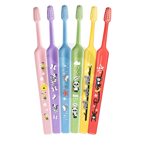 Escova de dentes infantil zoo profilaxia tepe