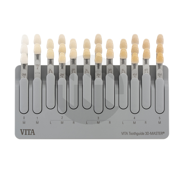Vita guia colores 3d-master dentes acrilicos vita