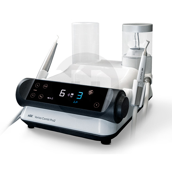 Destartarizador + jacto de pó varios combi pro2 + kit perio equipamentos de profilaxia nsk