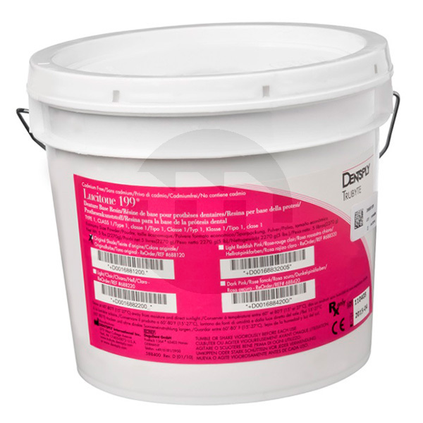 Lucitone 199 pó 108u 2268g cerâmica e acrilicos de laboratório dentsply sirona lab