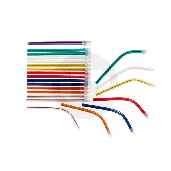 Aspiradores saliva coloridos  descartáveis bestdent