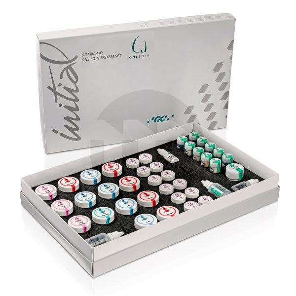 Kit initial iq one sqin system set 228g cerâmica e acrilicos de laboratório gc